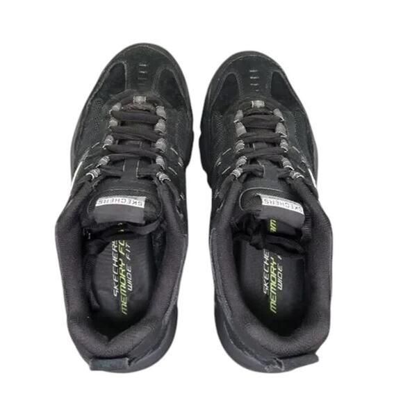 Skechers Shoe Men 8.5 Sport Sneaker Athletic Memory Foam Comfort Active Wide Fit - Picture 12 of 16